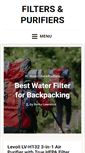 Mobile Screenshot of filtersandpurifiers.com